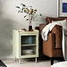 small sideboard with glass doors